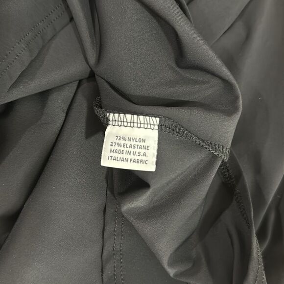 Bryn Walker Satin Black Elbow Length Dolman Sleeve Cowl Neck Top Size S - Picture 7 of 10